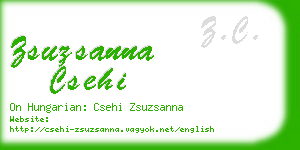 zsuzsanna csehi business card